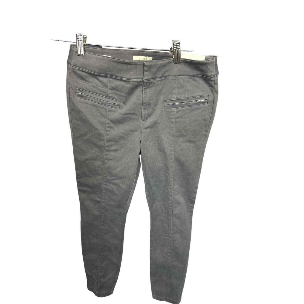 Ann Taylor Loft Outlet Gray Skinny Ankle Pants NWT Size 2 Petite